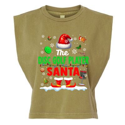 The Disc Golf Santa Christmas Team Matching Funny Party Great Gift Garment-Dyed Women's Muscle Tee