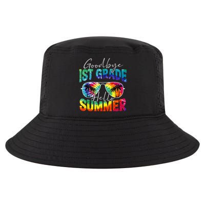 Tie Dye Goodbye 1st Grade Hello Summer Last Day Of School Cool Comfort Performance Bucket Hat