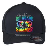 Tie Dye Goodbye 1st Grade Hello Summer Last Day Of School Flexfit Unipanel Trucker Cap