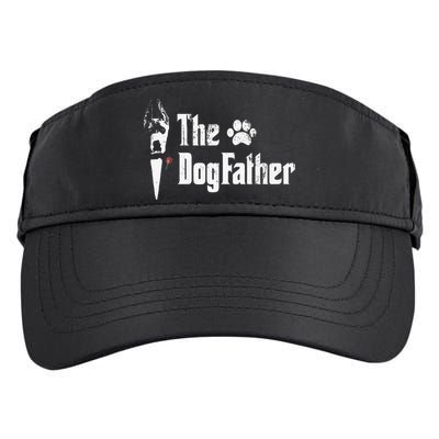 The Dogfather Great Dane Dog Dad Father's Day Gift Adult Drive Performance Visor