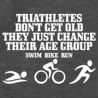 Triathletes Don't Get Old Swim Bike Run Funny Triathlon Cute Gift Vector Backpack