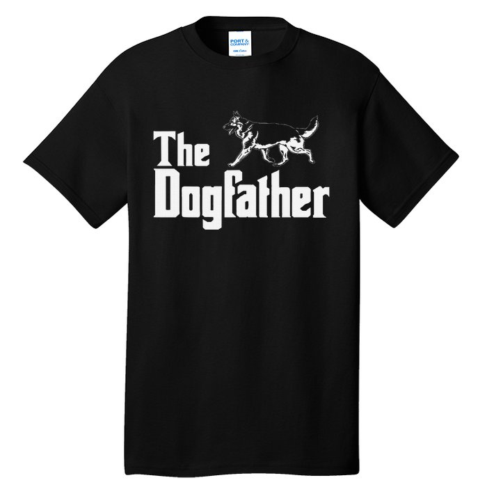 The Dogfather German Shepherd Funny Gift Tall T-Shirt