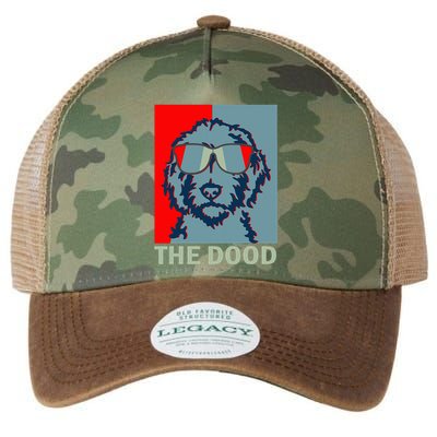 The Dood Goldendoodle Doodle Dad Legacy Tie Dye Trucker Hat