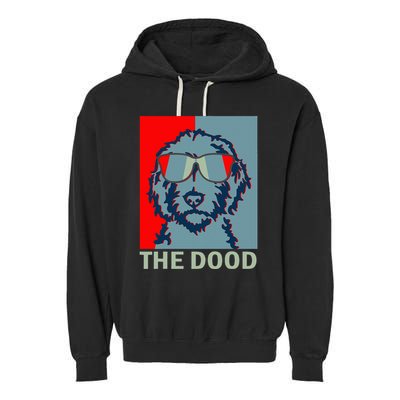 The Dood Goldendoodle Doodle Dad Garment-Dyed Fleece Hoodie