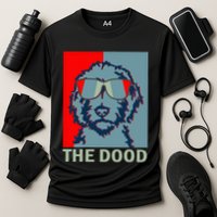 The Dood Goldendoodle Doodle Dad Cooling Performance Crew T-Shirt