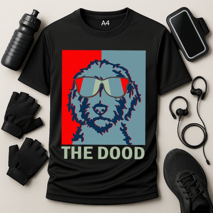 The Dood Goldendoodle Doodle Dad Cooling Performance Crew T-Shirt