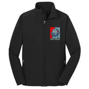 The Dood Goldendoodle Doodle Dad Core Soft Shell Jacket