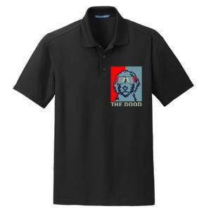 The Dood Goldendoodle Doodle Dad Dry Zone Grid Polo