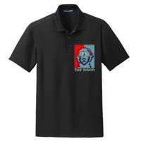 The Dood Goldendoodle Doodle Dad Dry Zone Grid Polo