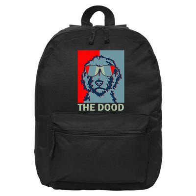 The Dood Goldendoodle Doodle Dad 16 in Basic Backpack