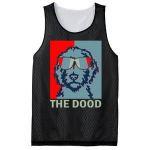 The Dood Goldendoodle Doodle Dad Mesh Reversible Basketball Jersey Tank