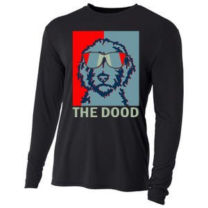 The Dood Goldendoodle Doodle Dad Cooling Performance Long Sleeve Crew