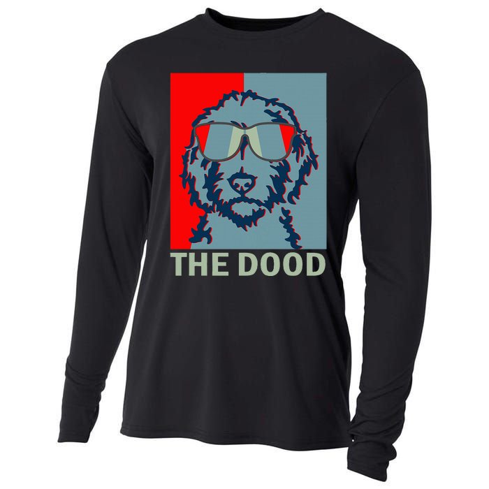 The Dood Goldendoodle Doodle Dad Cooling Performance Long Sleeve Crew