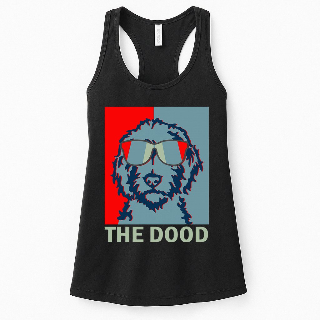 The Dood Goldendoodle Doodle Dad Womens Tank Top