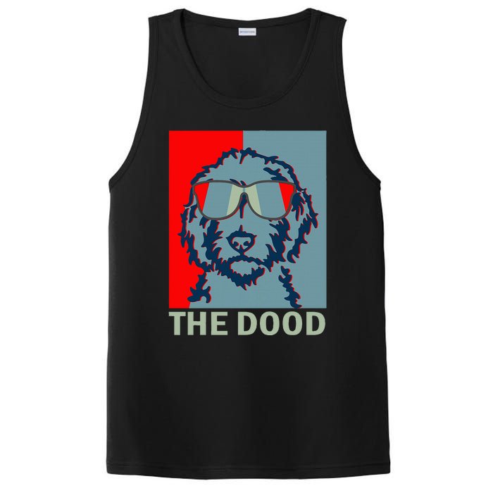 The Dood Goldendoodle Doodle Dad PosiCharge Competitor Tank