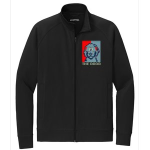 The Dood Goldendoodle Doodle Dad Stretch Full-Zip Cadet Jacket