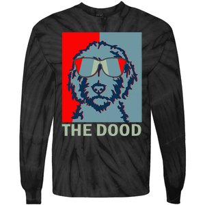 The Dood Goldendoodle Doodle Dad Tie-Dye Long Sleeve Shirt