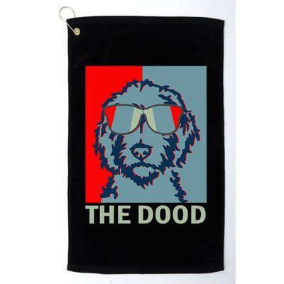 The Dood Goldendoodle Doodle Dad Golf Towel