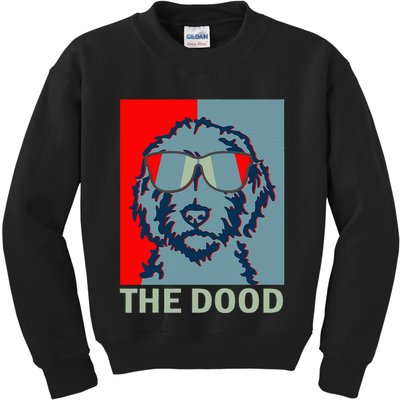 The Dood Goldendoodle Doodle Dad Kids Sweatshirt