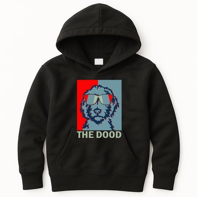 The Dood Goldendoodle Doodle Dad Kids Hoodie