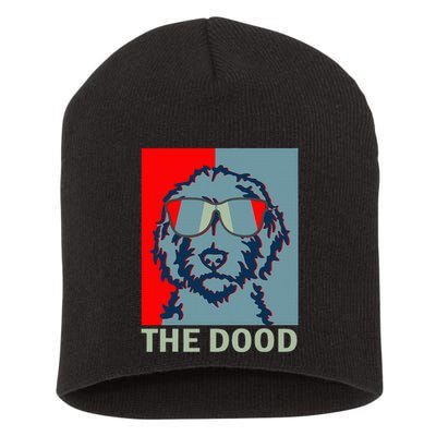 The Dood Goldendoodle Doodle Dad Short Acrylic Beanie