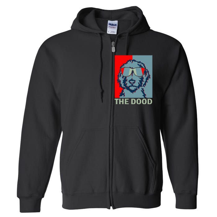 The Dood Goldendoodle Doodle Dad Full Zip Hoodie