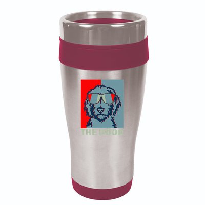 The Dood Goldendoodle Doodle Dad 16oz Travel Tumbler