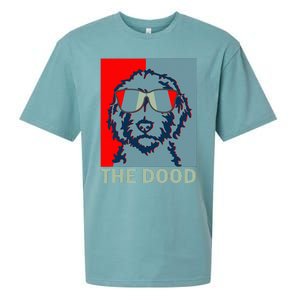 The Dood Goldendoodle Doodle Dad Sueded Cloud Jersey T-Shirt