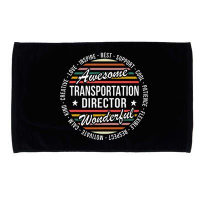 Transportation Director Gifts Appreciation Inspire Microfiber Hand Towel