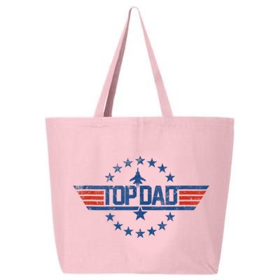 Top Dad Gift For Dad For Fathers Day Funny Top Gun 25L Jumbo Tote