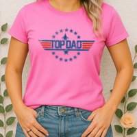 Top Dad Gift For Dad For Fathers Day Funny Top Gun Womens T-Shirt