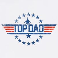 Top Dad Gift For Dad For Fathers Day Funny Top Gun Hat
