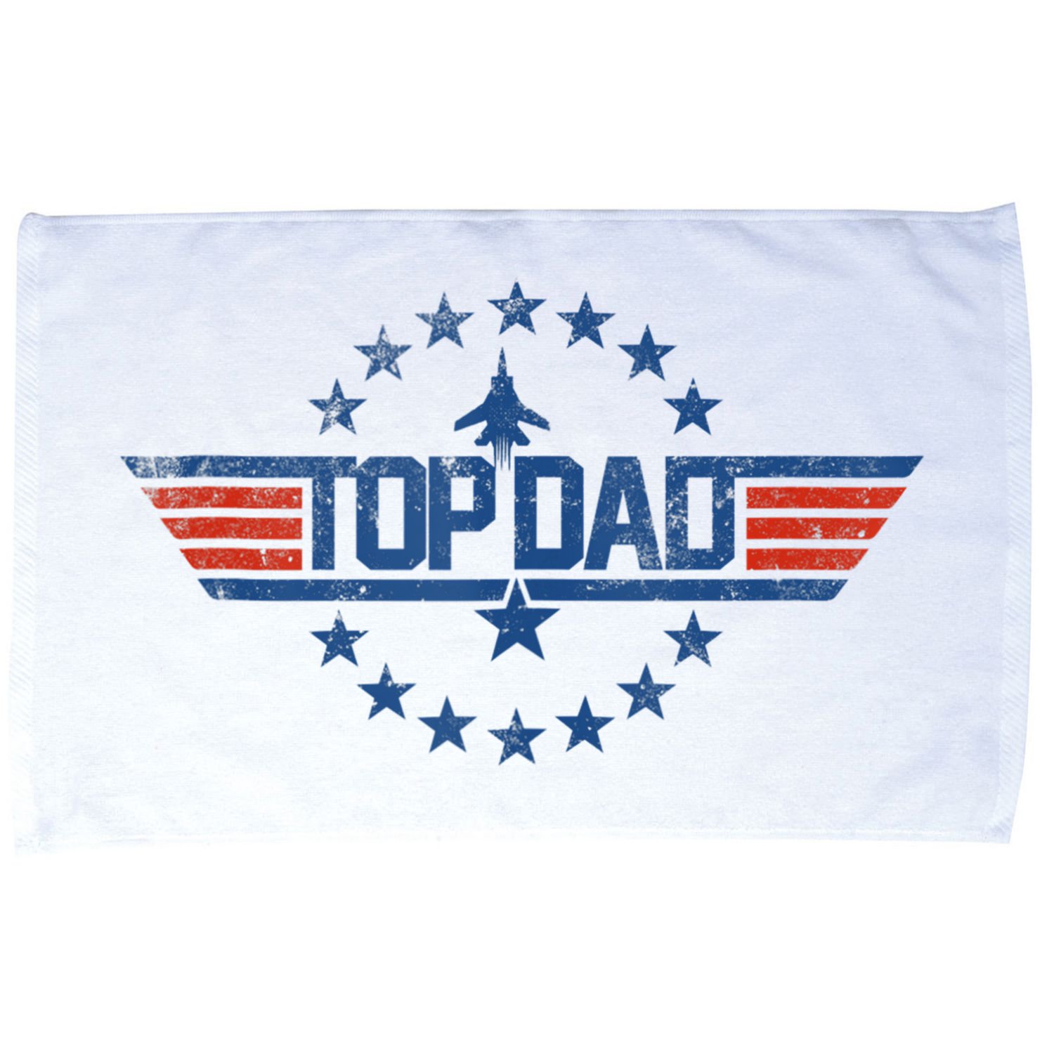 Top Dad Gift For Dad For Fathers Day Funny Top Gun Microfiber Hand Towel