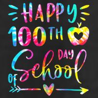 Tie Dye Happy 100th Day Of School Teacher Student 100 Days 15oz Campfire Ceramic Mug