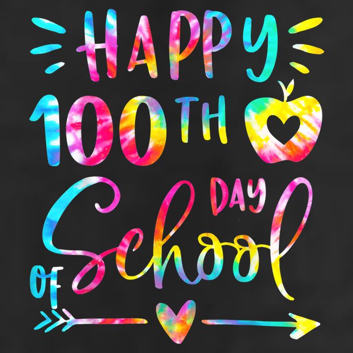 Tie Dye Happy 100th Day Of School Teacher Student 100 Days 15oz Campfire Ceramic Mug