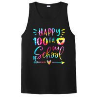 Tie Dye Happy 100th Day Of School Teacher Student 100 Days PosiCharge Competitor Tank