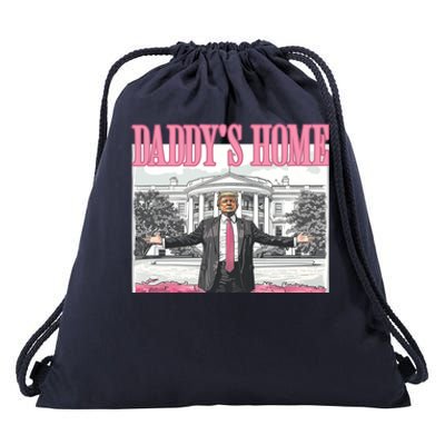 Trump Daddys Home White House 2024 Gift Drawstring Bag