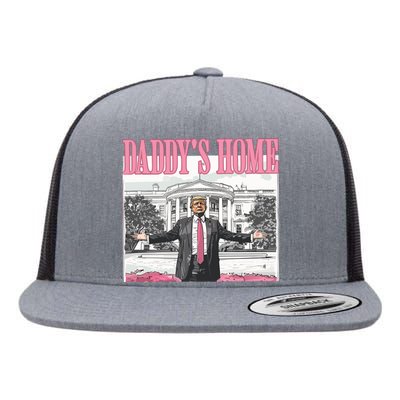 Trump DaddyS Home Red Flat Bill Trucker Hat