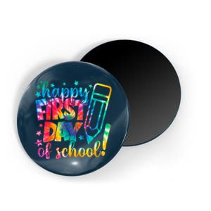 Tie Dye Happy First Day Of School Back To School Teacher Kids Magnet