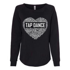 Tap Dance Heart Lover Gift Tap Dancer Funny Gift Dancing Teacher Great Gift Womens California Wash Sweatshirt