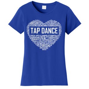 Tap Dance Heart Lover Gift Tap Dancer Funny Gift Dancing Teacher Great Gift Women's T-Shirt