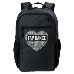 Tap Dance Heart Lover Gift Tap Dancer Funny Gift Dancing Teacher Great Gift Daily Commute Backpack