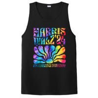 Tie Dye Harris Waltz 2024 Election Kamala Harris Tim Waltz PosiCharge Competitor Tank