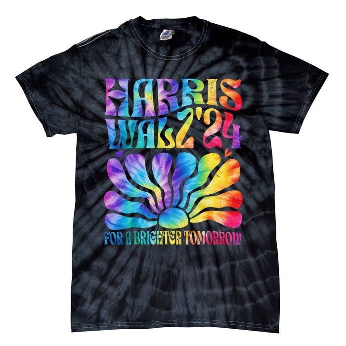 Tie Dye Harris Waltz 2024 Election Kamala Harris Tim Waltz Tie-Dye T-Shirt