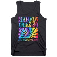 Tie Dye Harris Waltz 2024 Election Kamala Harris Tim Waltz Tank Top