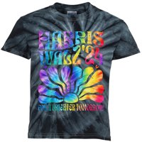 Tie Dye Harris Waltz 2024 Election Kamala Harris Tim Waltz Kids Tie-Dye T-Shirt