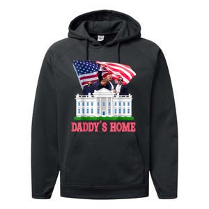 Trump DaddyS Home Bye Joe Biden Drops Out Run For Election Performance Fleece Hoodie