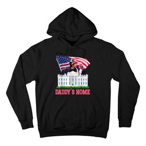 Trump DaddyS Home Bye Joe Biden Drops Out Run For Election Hoodie