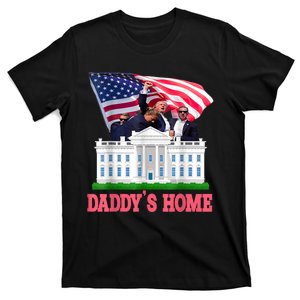 Trump DaddyS Home Bye Joe Biden Drops Out Run For Election T-Shirt