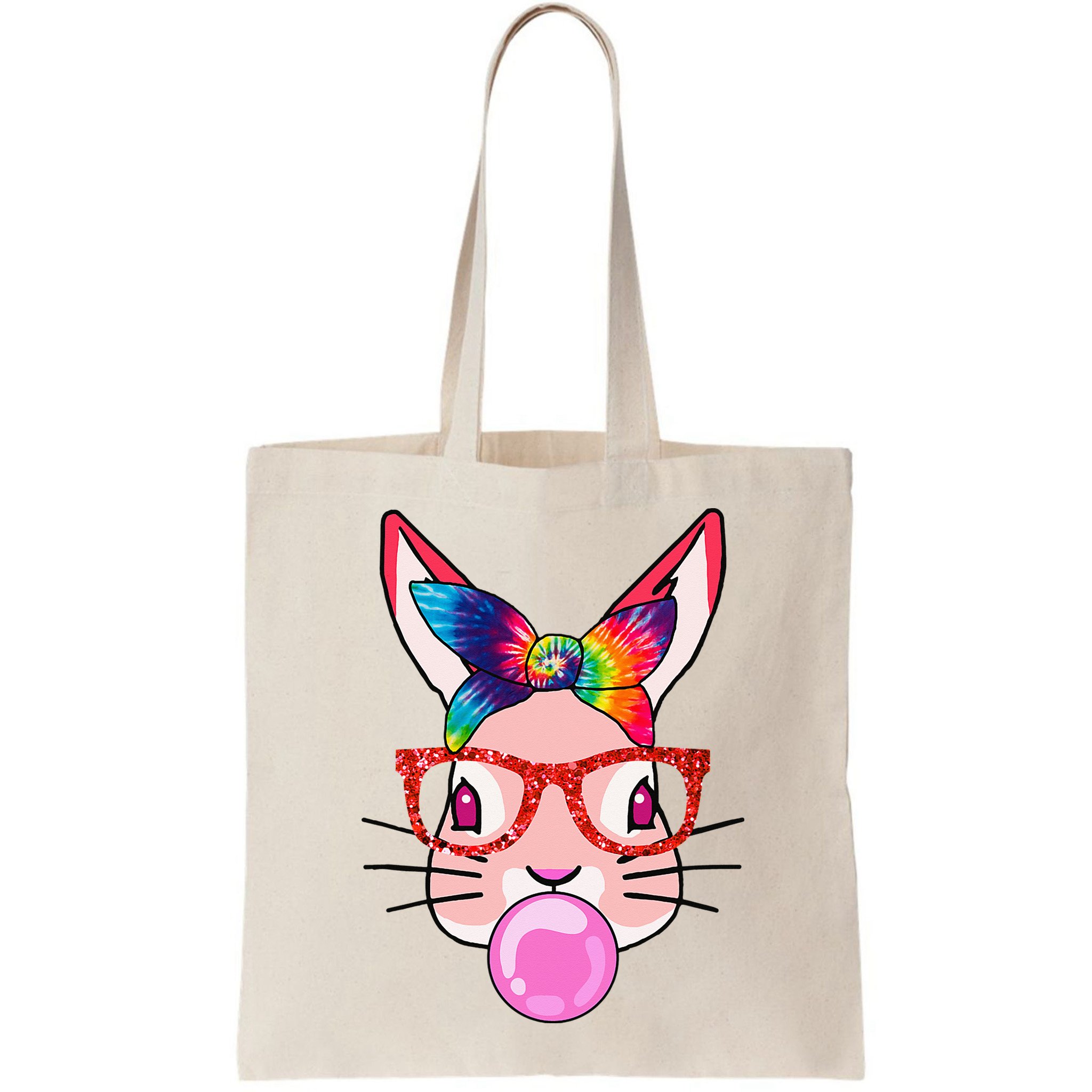 Tie Dye Headband Bunny Bubble Gum Funny Bag